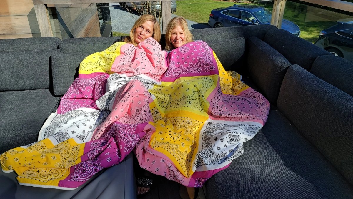 Sleep like a baby with this light weight blanket Bandana Beach