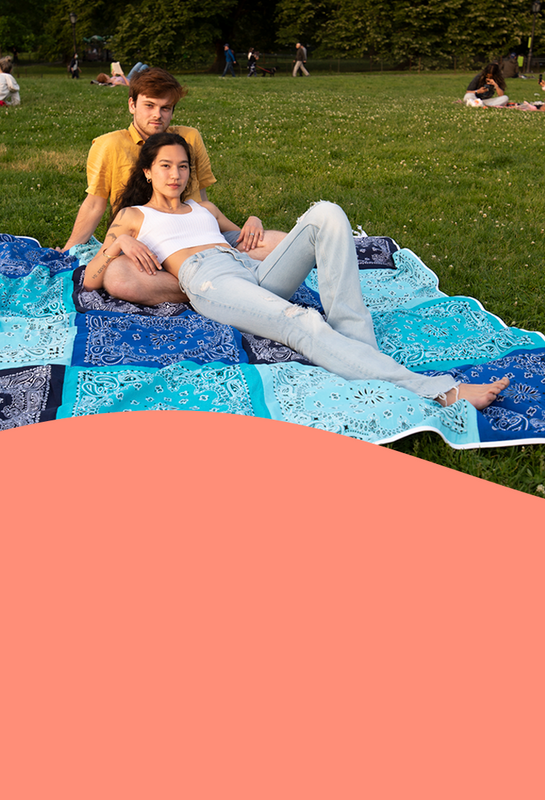 Bandana Beach Cotton Bandana Blankets Tote Bags Made in the USA