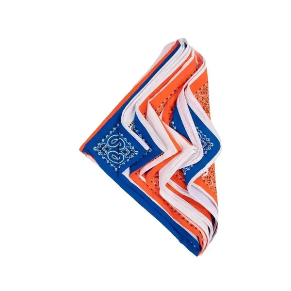 Orange Blue & White - Bandana Beach